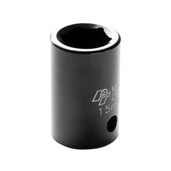 Performance Tool 1/2" Drive 15mm 6-Point Impact Socket M825